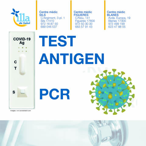TEST DE ANTÍGENOS Y PCR